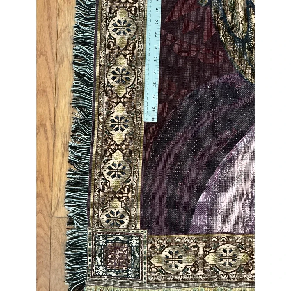 Guardian Angel Praying Tapestry Throw Blanket Approx 50